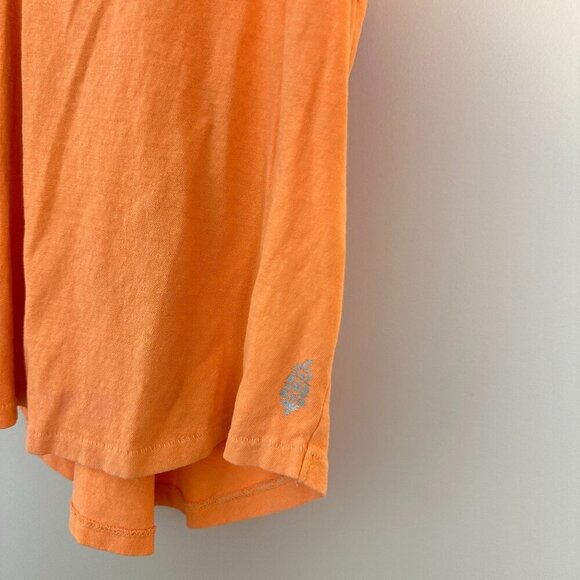 FREE PEOPLE Movement Oversized Keep Rolling Tank Top in Electric Orange Small - Picture 3 of 7
